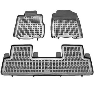 Резиновые коврики в салон Honda CRV IV (2011-2018) (3шт) 200916 REZAW-PLAST