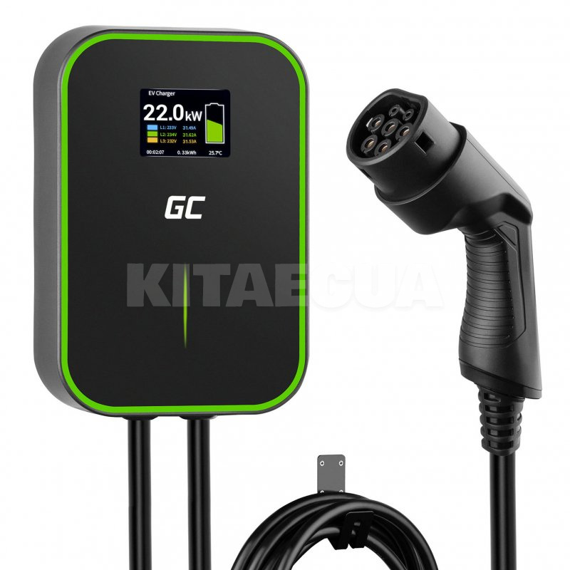 Зарядка для электромобиля 22 кВт 32A 3-фазы Type 2 (европейское авто) PowerBox Green Cell на AUDI e-tron (EV14) - 2