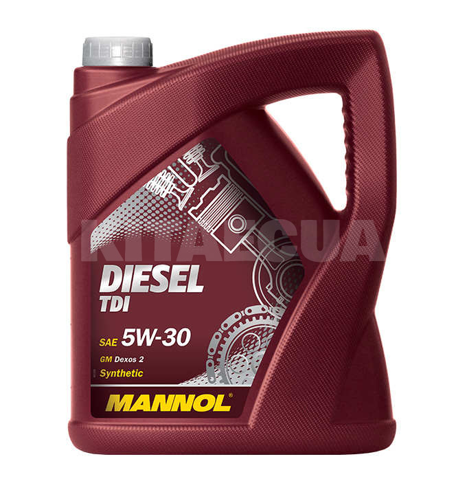Масло моторное синтетическое 5л 5W-30 Diesel TDI Mannol (MN7909-5) - 2