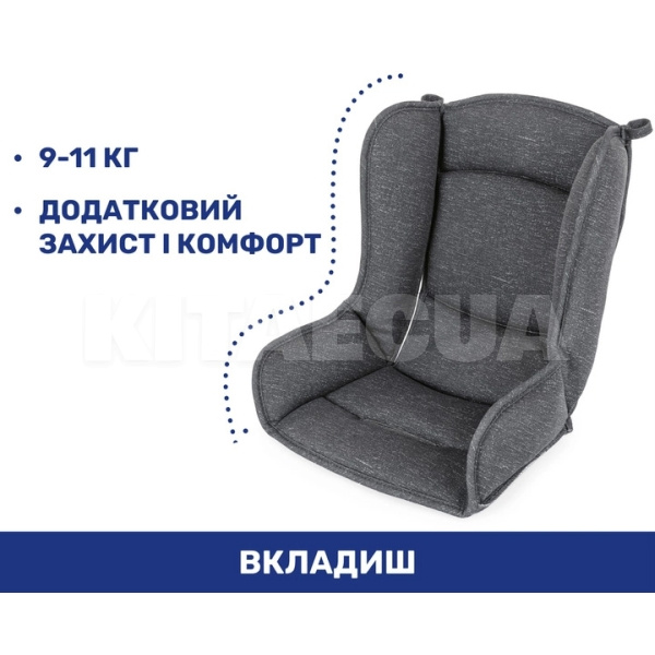 Автокресло детское Gro-Up 9-36 кг серое Chicco (79583.50) - 6