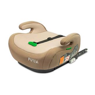 Автокресло-бустер детское Puma ISOFIX I-SIZE 15-36 кг бежевое Caretero