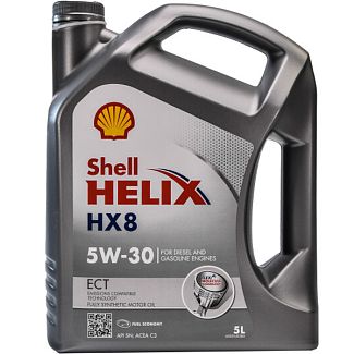 Масло моторное синтетическое 5л 5W-30 Helix HX8 ECT C3 SHELL