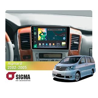 Штатна магнітола X9232 2+32 Gb 9" Toyota Alphard 1 H10 2002-2005 (F1) SIGMA4car