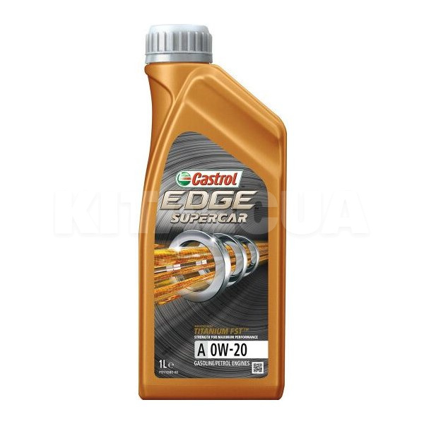Масло моторне синтетичне 1л 0W-20 EDGE Supercar A CASTROL (RB-EDGSA02-X1L)