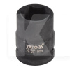 Головка торцева ударна 6-гранна 19мм 1/2" 39мм YATO (YT-1009)
