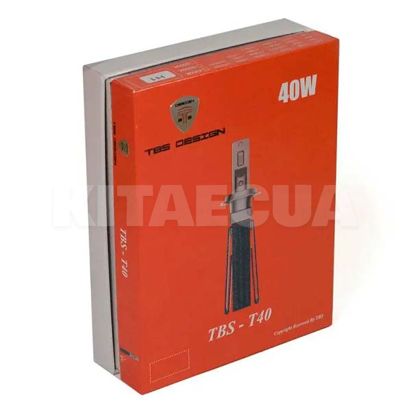 LED лампа для авто T40 H1 40W 6000K (комлпект) TBS Design (00-00017235) - 2