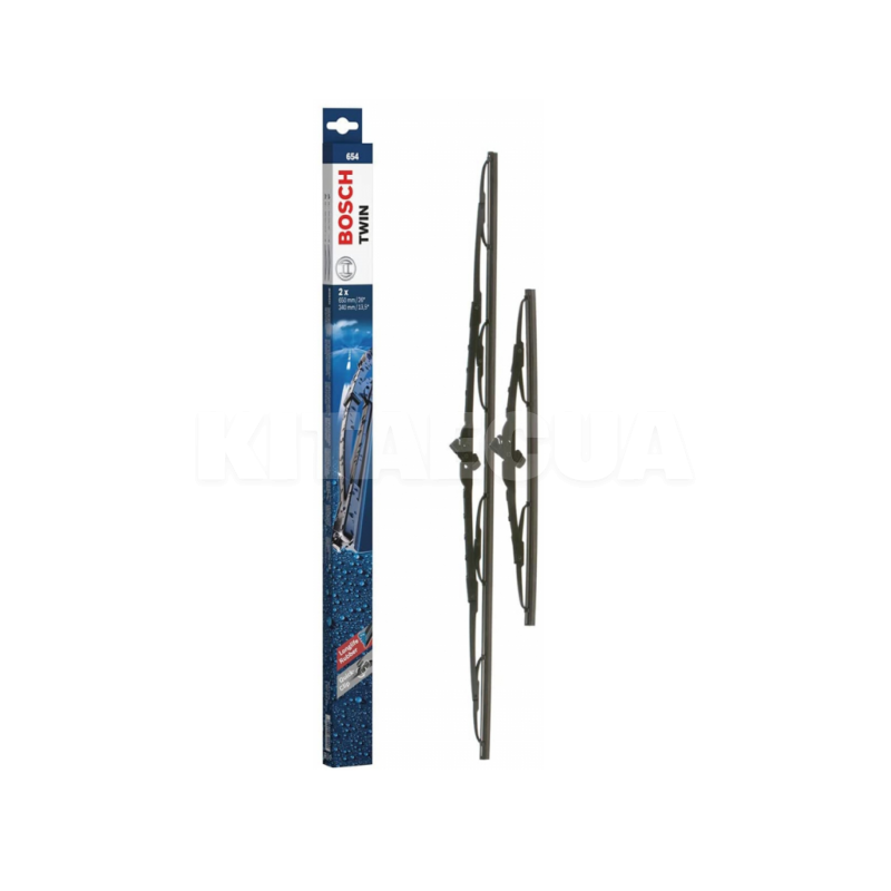 Щітка склоочисника (двірник) 650/340мм каркасна Bosch (3 397 010 299)