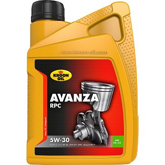 Масло моторное синтетическое 1л 5W-30 Avanza RPC KROON OIL