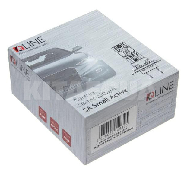 LED лампа для авто Small Active SA H4 H/L 52W 6000K (комплект) QLine (00-00020366) - 3