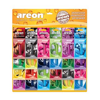 Ароматизатор 5 мл жидкий листик LIQUID MIX на планшете 18 шт. AREON