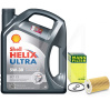Олія синтетична 4л 5W-30 Helix Ultra ECT C3 + фільтр Mann-Filter на VW Touran 1.6 TDI SHELL (204293-HU7008z)