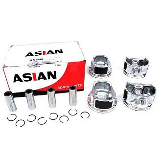Поршни двигателя +0.25 (с пальцами) 4шт 2.0L ASIAN