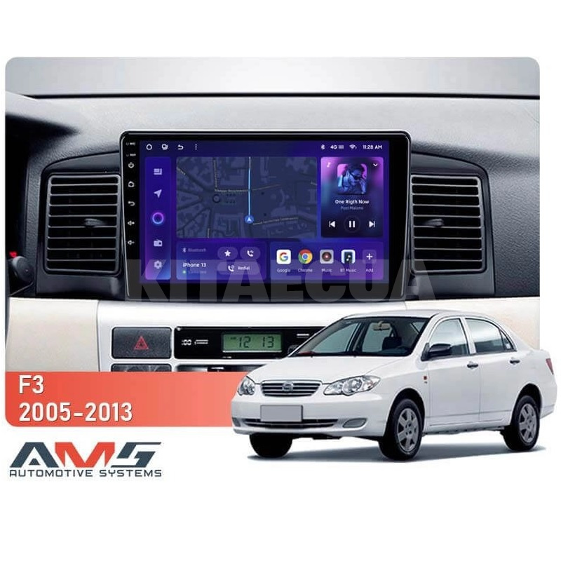 Штатна магнітола MOSS M3 4+32 ГБ 9" BYD F3 1 2005-2013 AMS (49806) - 4