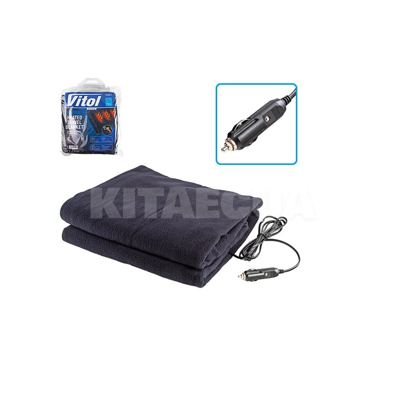 Плед с подогревом 145 х 105 см 12 В VITOL (ZL036-2-VITOL)