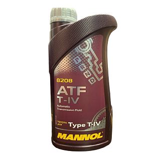 Масло трансмиссионное синтетическое 1л (в ГУР) ATF TYPE T-IV Mannol