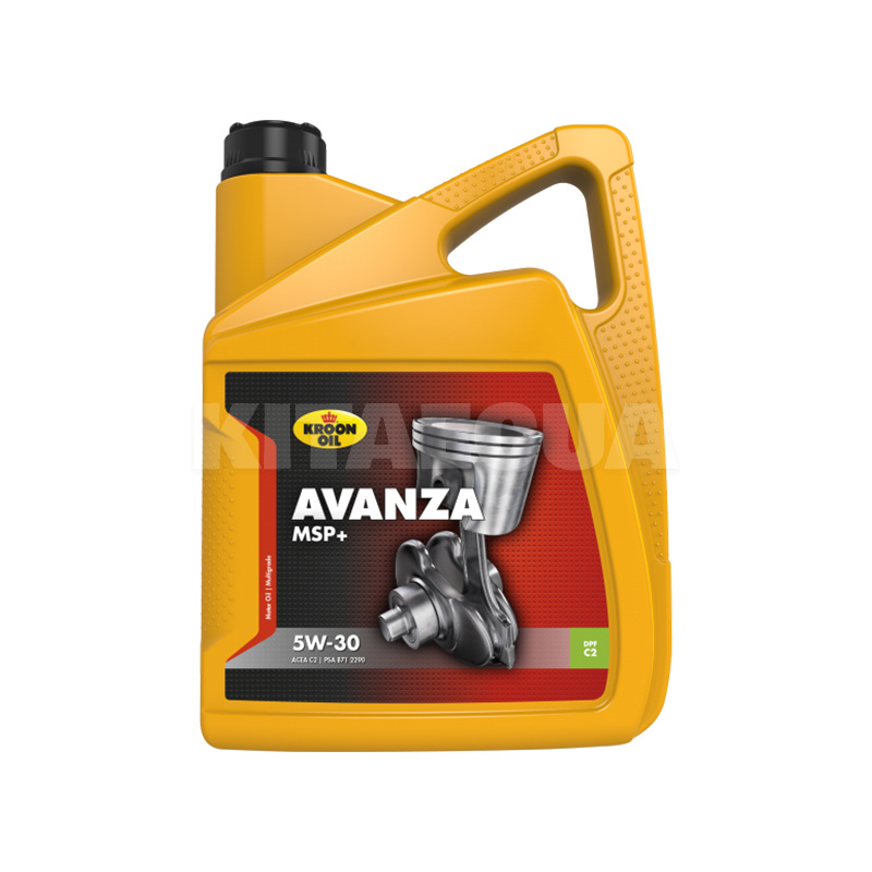 Масло моторное cинтетическое 5л 5W-30 Avanza MSP+ KROON OIL (KL 36704)
