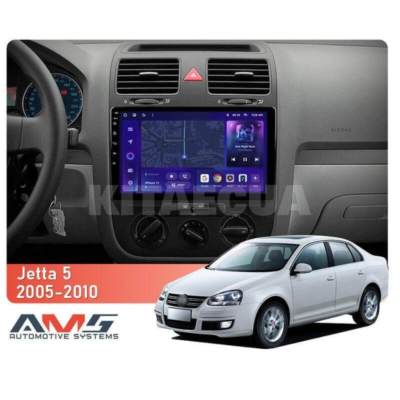 Штатна магнітола MOSS M3 4+32 ГБ 10" Volkswagen Jetta 5 2005-2010 (F1) AMS (50930) - 5