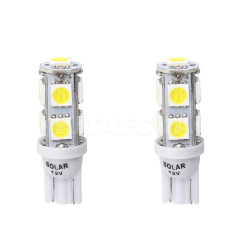 LED лампа для авто W2.1x9.5d 12-24V (комплект) Solar (LS277_B2)