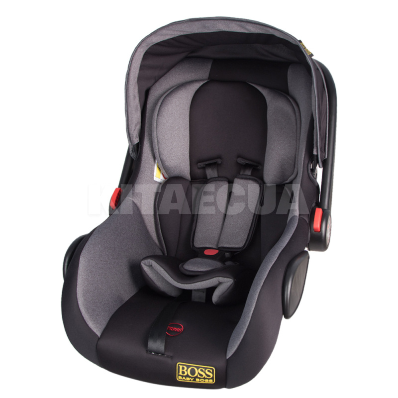 Автокрісло дитяче Happy Baby SEAT 0-25 кг чорно-сіра BOSS (HB 816)