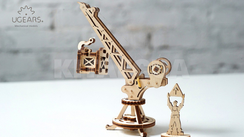 Механічний місто "Маніпулятор на рейках UGEARS (70032) - 7