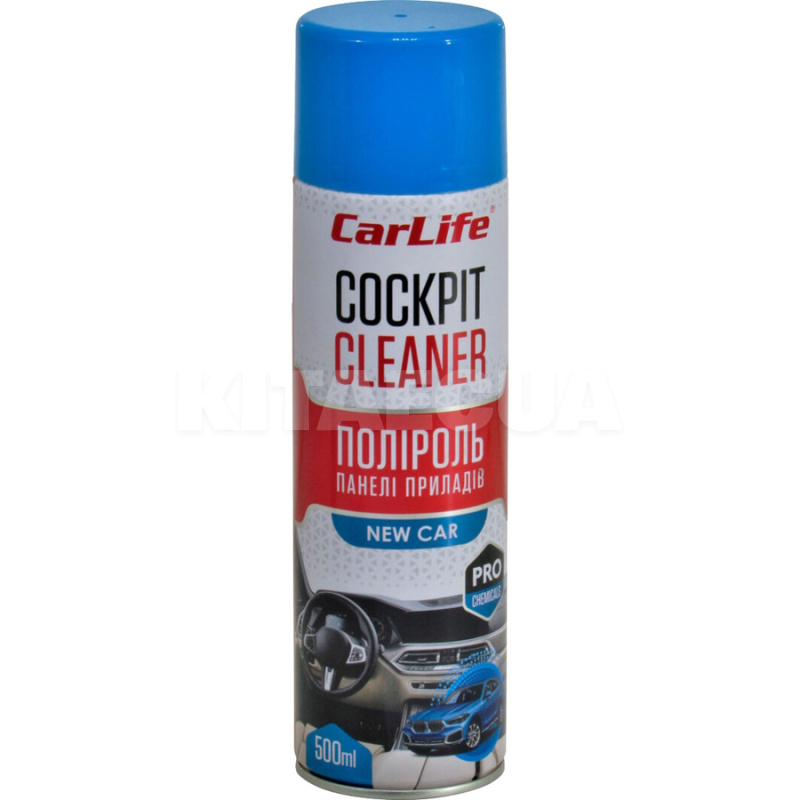 Поліроль для пластику "нове авто" 500мл Cockpit Cleaner CARLIFE (CF506)