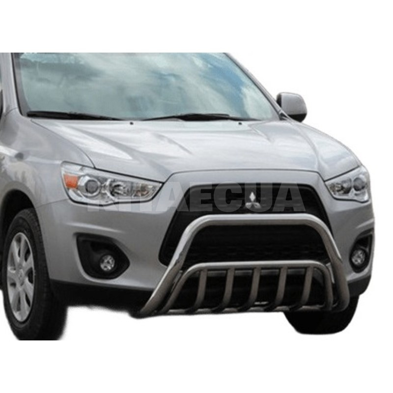 Кенгурятник WT002 Mitsubishi ASX 2010-2023 нержавіюча сталь CAN (dd22561) - 2