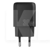 Зарядное устройство 30W Type-C+USB Silicone Power Plus чорное PROOVE (508760001)