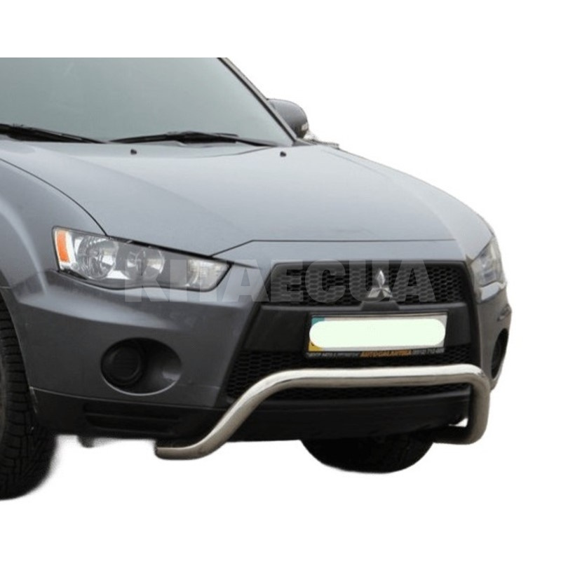 Кенгурятник WT007 Mitsubishi Outlander 2006-2012 нержавіюча сталь CAN (dd22569) - 2