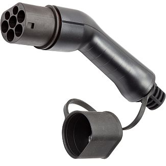 Коннектор для зарядки электромобиля 32A 7.4 кВт Type 2 (Mennekes) Male HiSmart