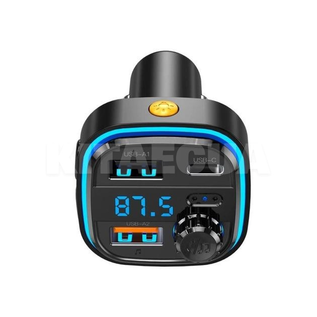 Автомобильное зарядное устройство 2USB+Type-C 5В 1+3.1А XO (XO-BCC08) - 5