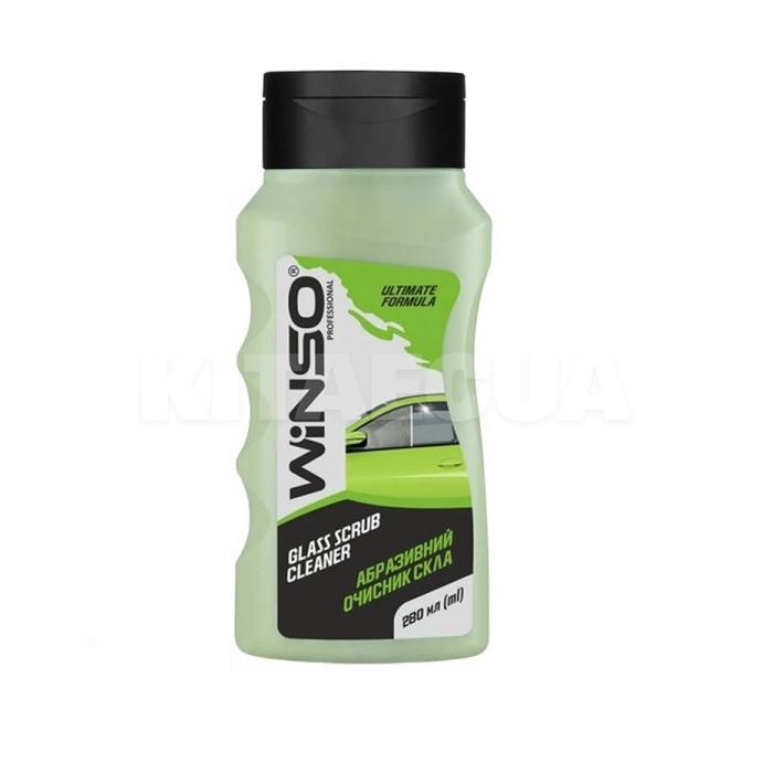 Абразивный очиститель стекла от водного камня 280 мл Glass Scrub Cleaner Winso (828006)