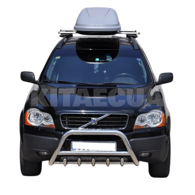 Кенгурятник WT003 Volvo XC90 2002-2014 нержавеющая сталь CAN (dug80853) - 3