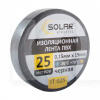 Ізолента 25м х 19мм чорна Solar (IT025)