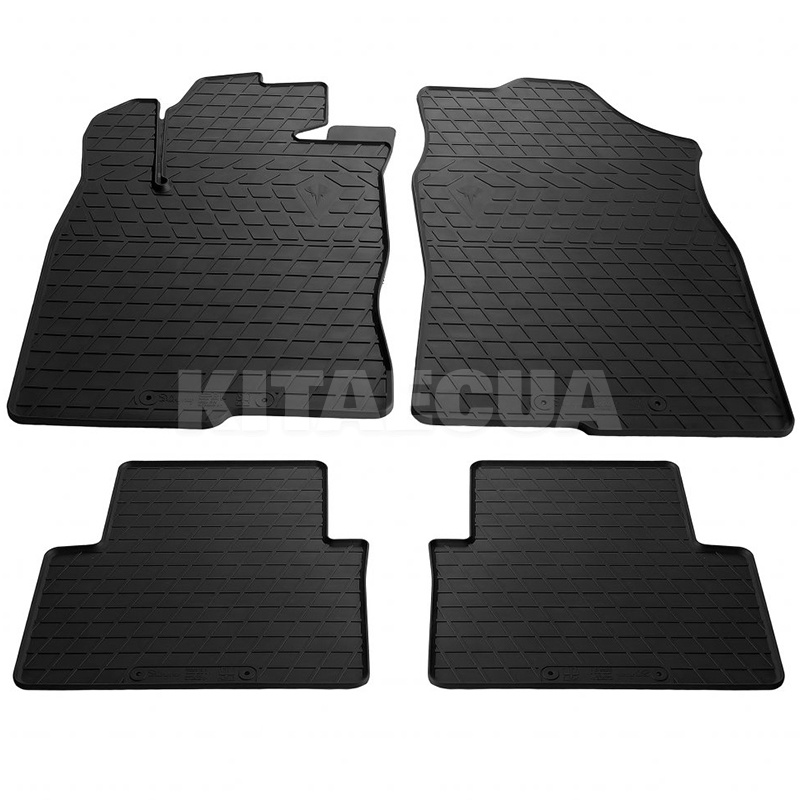 Резиновые коврики в салон Honda Civic (4d/5d) (2017-н.в.) HND клипсы Stingray (1008134)