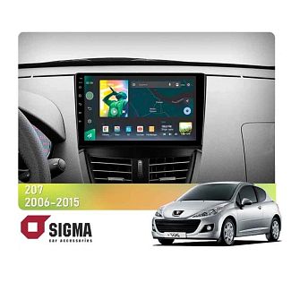 Штатна магнітола X9232 2+32 Gb 9" Peugeot 207 2006-2015 SIGMA4car