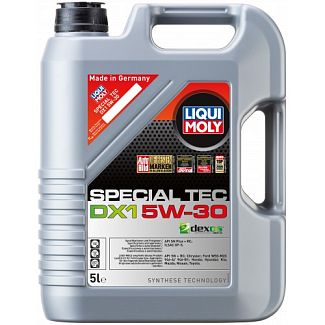 Масло моторное синтетическое 5л 5W-30 Special TEC DX1 LIQUI MOLY