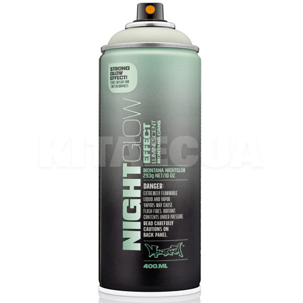 Фарба декоративна фосфоресцентна 400мл NG1000 зелена матова Night Glow MONTANA (448485-MONTANA)