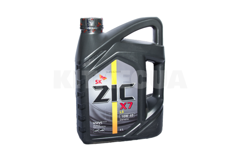 Масло моторное синтетическое 4л 10W-40 X7 LS ZIC (162652-ZIC) - 2