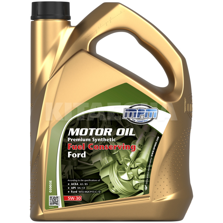 Масло моторное синтетическое 5л 5W-30 Premium Synthetic FC Ford MPM (05005E)