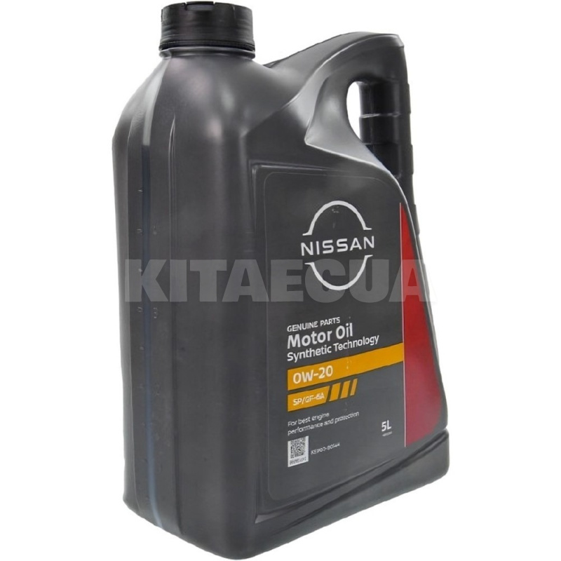 Масло моторное синтетическое 5л 0W-20 Motor Oil SP/GF-6A NISSAN (KE90090144) - 2