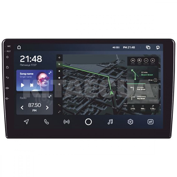 Штатна магнітола T910 6+128 Gb 9" універсальна AMS (28755)