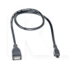 Кабель USB - microUSB AF 0.5м черный PowerPlant (KD00AS1233)