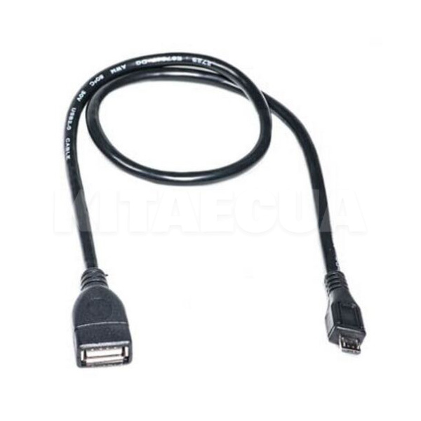 Кабель USB - microUSB AF 0.5м черный PowerPlant (KD00AS1233) - 3