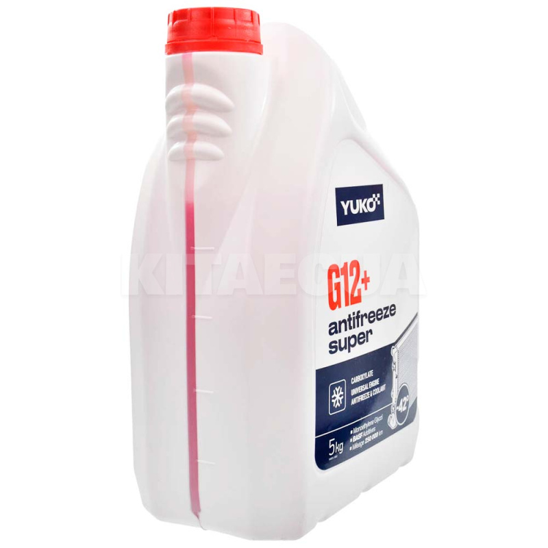 Антифриз красный 5л G12+ -40 °C Super Yuko (4820070248227) - 2
