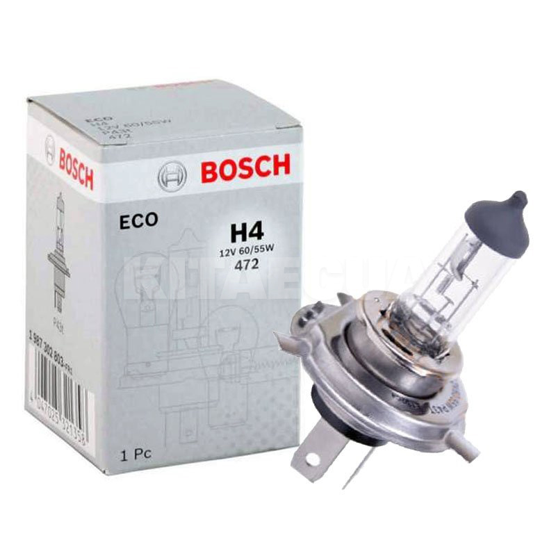 Галогенна лампа H4 60W 12V Eco Bosch (1987302803) - 2
