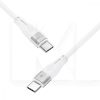 Кабель Type-C Type-C 60W 1м Soft Silicone белый PROOVE (492070003)