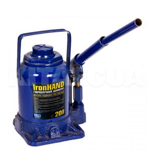 Домкрат гідравлічний пляшковий до 20т (185-360мм) VITOL (ДБ-20002H) - 3