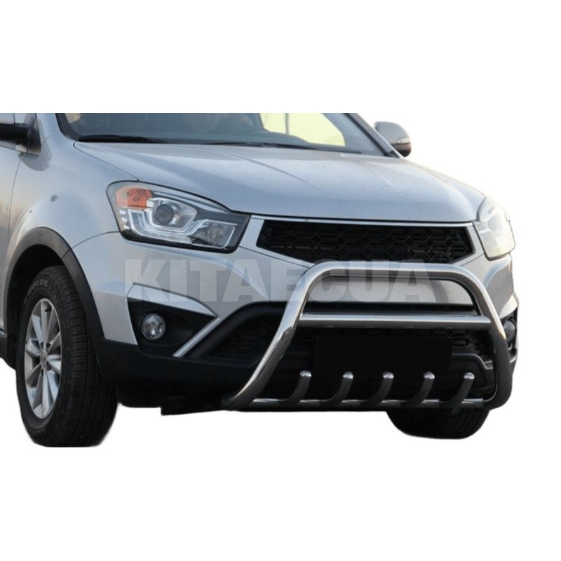 Кенгурятник WT003 SsangYong Korando 2010-2019 нержавеющая сталь CAN (dug620274) - 3
