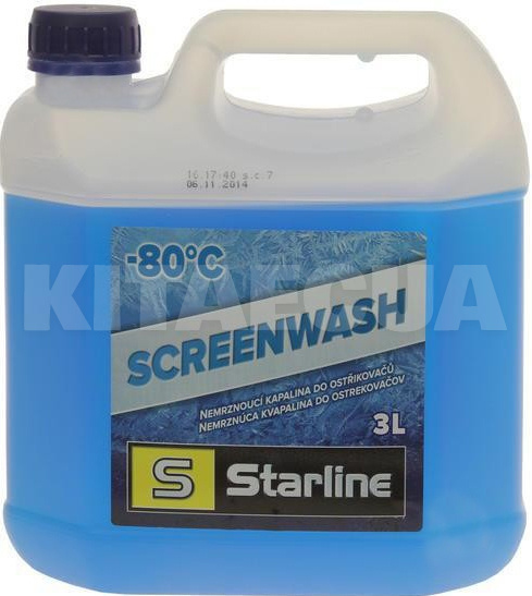 Омыватель-концентрат зимний 3л -80С° STARLINE (S-NA SW80-3)