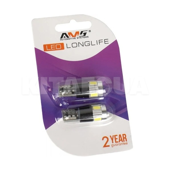 Светодиодная лампа L2.1 12V WY5W 6000K (компл.) AMS (41320) - 2